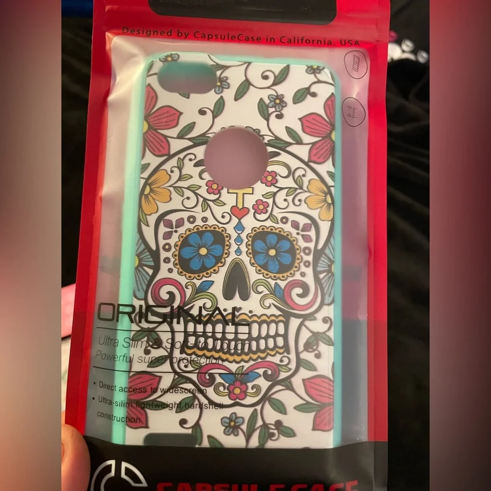 *NWT* 😍😍Sugar Skull Phone Case😍😍 - Picture 1 of 3